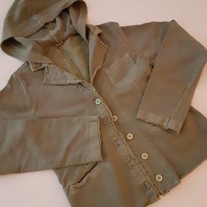 Deha 100% cotton dance jacket girls size M